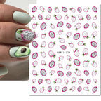 3D Floral & Butterfly Nail Art Stickers