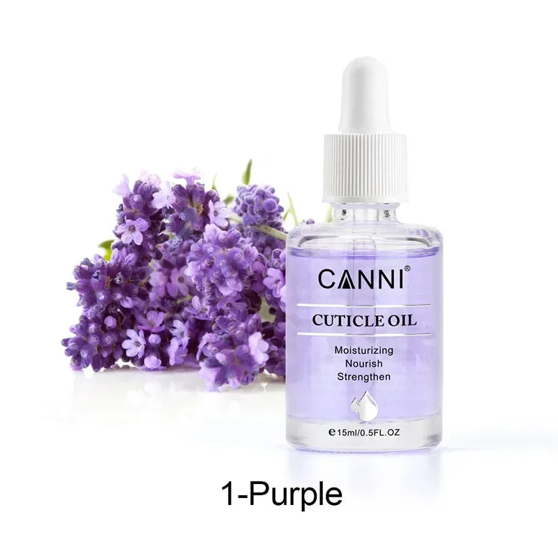15ml Cuticle Oil Softener – 6 Flavors Natural Nail Nourish & Moisturize Care for Manicure