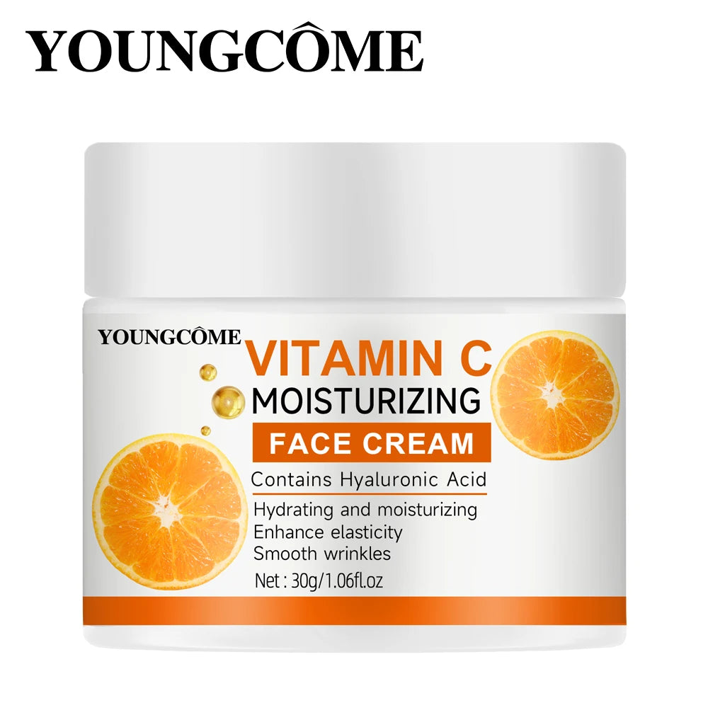 Vitamin C Moisturizing Cream with Hyaluronic Acid – Anti-Aging & Dark Spot Remover