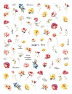 3D Floral & Butterfly Nail Art Stickers