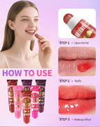 6-Piece Moisturizing Lip Oil Set – Long-Lasting Gloss, Travel-Friendly Gift