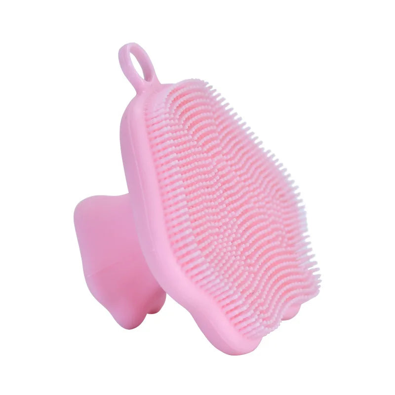 Silicone Face Cleansing Brush Pad – Exfoliating Blackhead Remover & Deep Facial Cleaner, Baby Bath Massager Tool