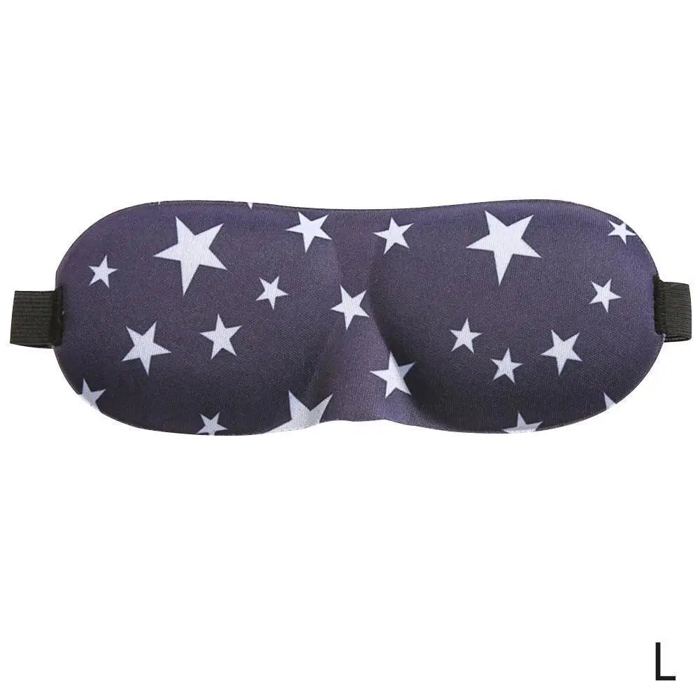3D Sleep Mask – Soft Portable Eyeshade Eye Patch for Sleeping, Light Blocking Blindfold for Travel & Lazy Eye