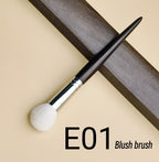 Luxury Blush Brush – Natural Goat Hair & Ebony Handle for Flawless Makeup