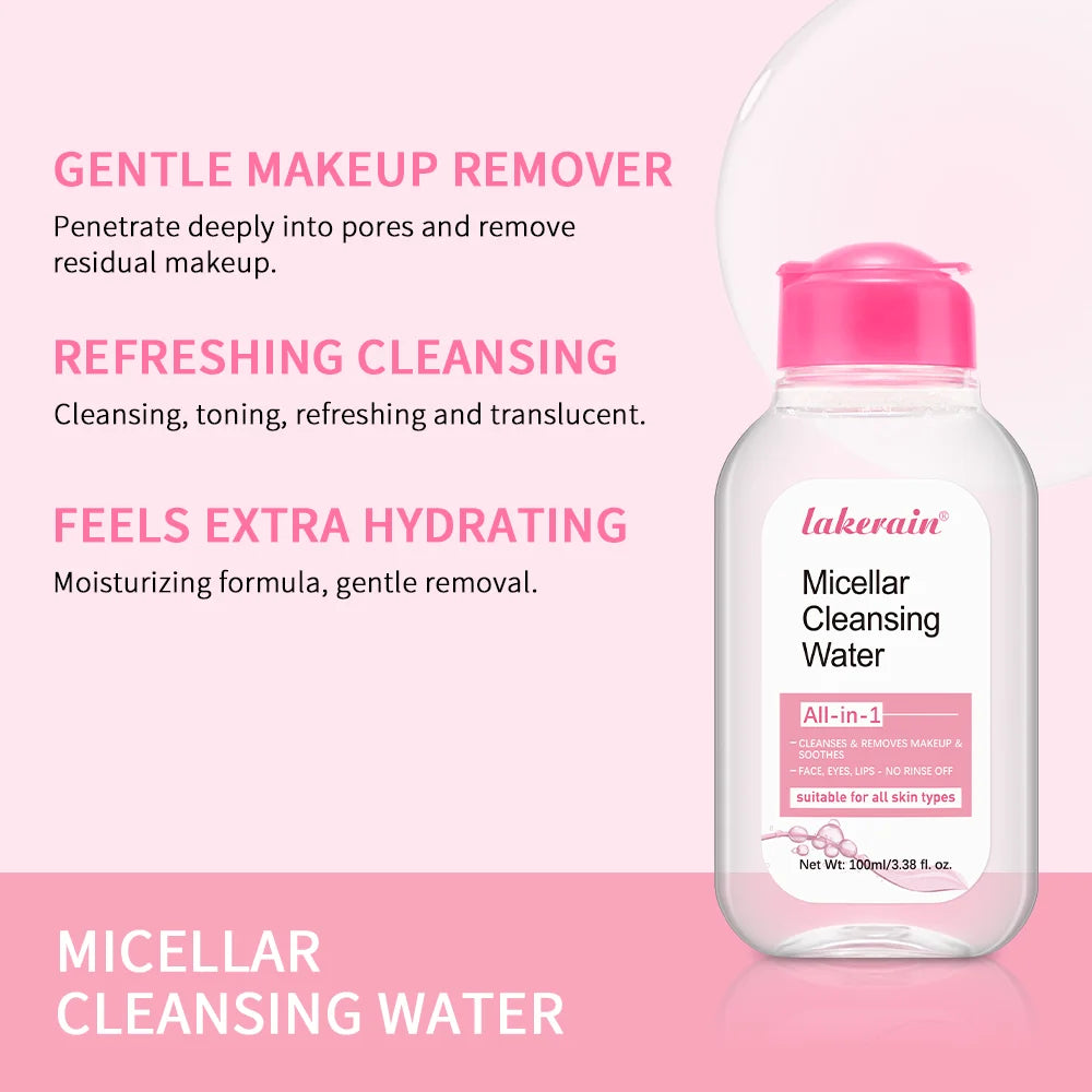 Garnier Micellar Water 100ml – Hydrating Makeup Remover & Facial Cleanser