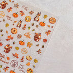 Sunflower & Autumn Harvest Nail Art Stickers