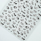 Kawaii Capybara & Spotted Puppy Nail Art Stickers – DIY Manicure Decals