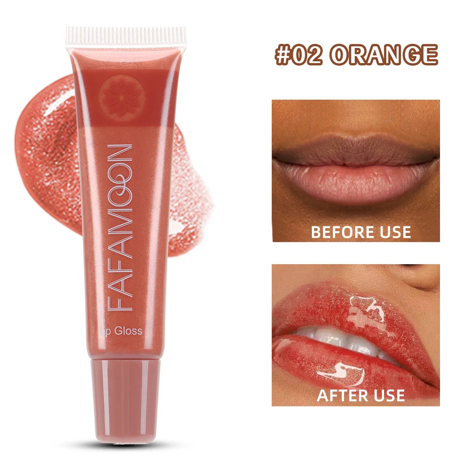 Pearl Mirror Liquid Lip Gloss – Glitter Shine, Moisturizing & Plumping Color