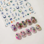 5D Cartoon Nail Art Stickers – Jelly Dessert Bear & Rabbit Decals