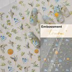 Sunflower & Autumn Harvest Nail Art Stickers