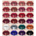 24 Colors Matte Liquid Lipstick Set – Long-Lasting, Waterproof, Non-Stick Velvet Lip Gloss