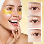 24K Gold Collagen Eye Mask – Anti-Dark Circles, Eye Bags, Anti-Wrinkle Moisturizing Eye Patches Skin Care