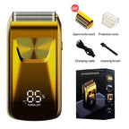 Rechargeable Electric Shaver for Men – Wet & Dry Beard Trimmer and Shaving Machine