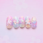 5D Nail Stickers – Melody, Hello Kitty & Pochacco Decals