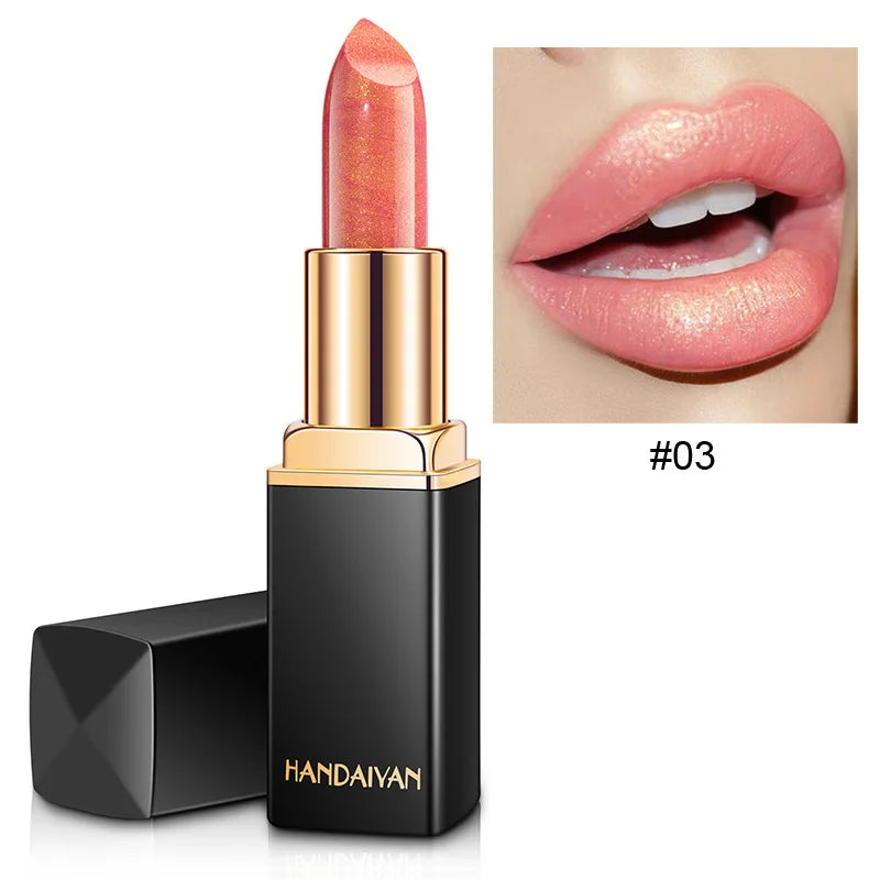 Handaiyan 9-Color Matte & Glitter Velvet Lipstick – Long-Lasting, Waterproof
