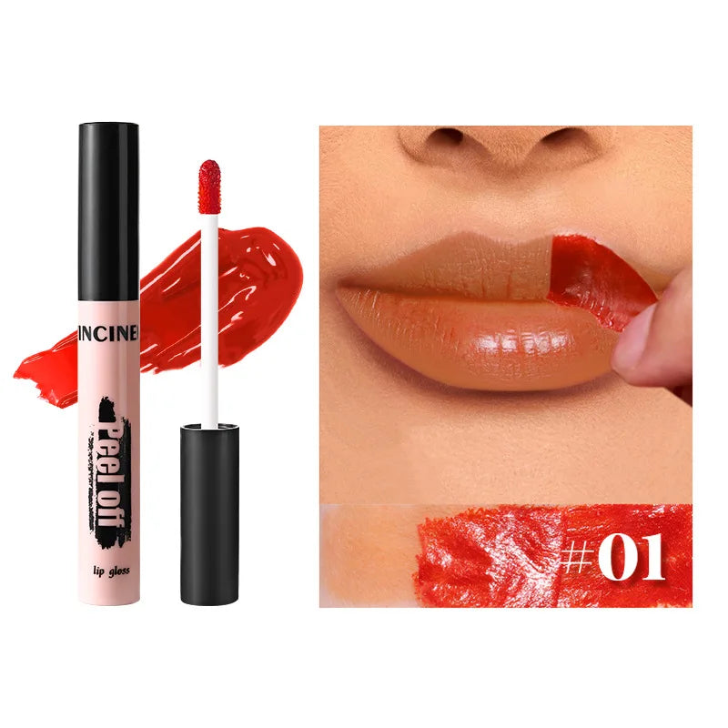 Peel-Off Matte Lip Tint – Long-Lasting Waterproof Lip Stain & Gloss