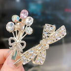 5PCS Elegant Metal & Pearl Hair Clip Set – BB, Bangs, Chopped Hair Clips for Girls & Women