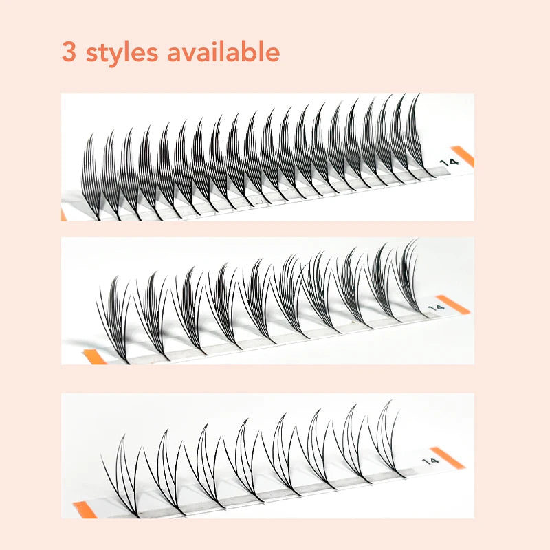 Anime Spire Individual Cashmere Eyelashes – Natural, Soft, Feathered Manga Lashes
