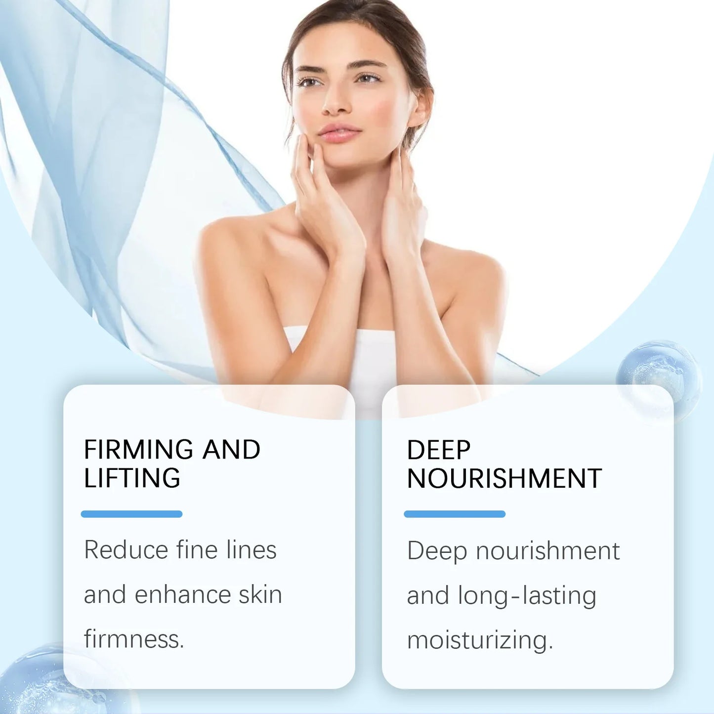 Body Firming Cream – Tightening & Lifting Lotion for Sagging Skin, Moisturizing & Brightening Skincare with Improved Elasticity