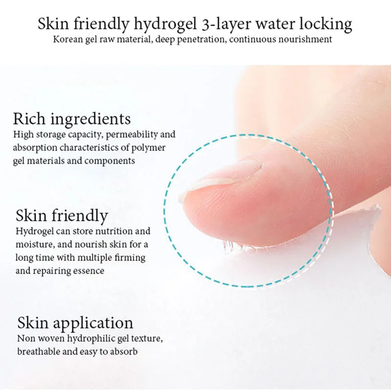 30pcs Anti-Wrinkle Forehead Patches – Firming Gel Stickers for Fine Lines & Anti-Aging Skin Care