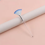 1/8pcs Fan Acid Facial Brush Set – Soft Portable Mask Brushes for Skin Care & Beauty Salon Use