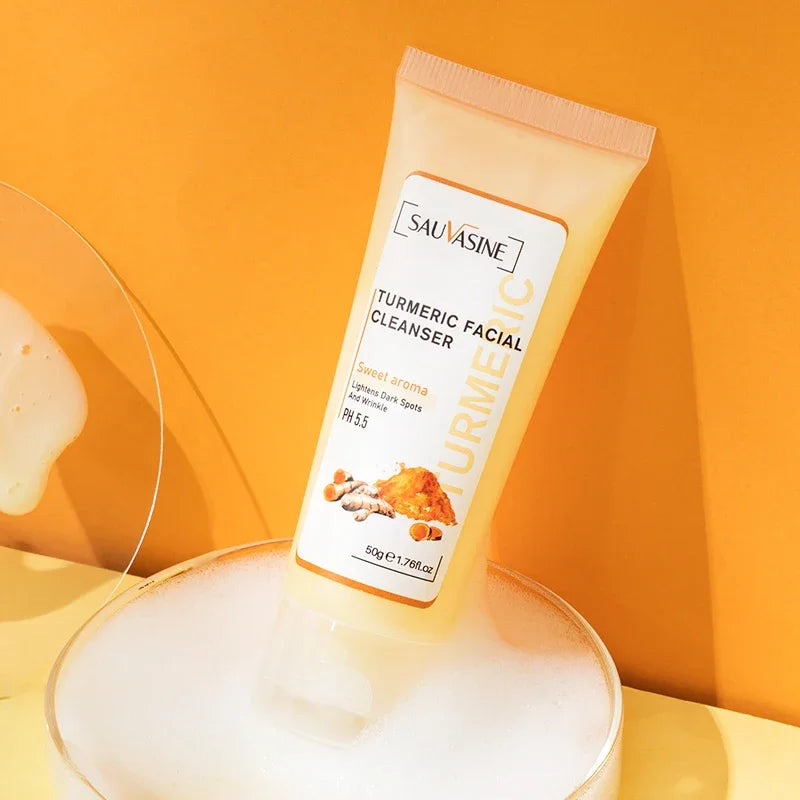 Turmeric Brightening Cleanser – Deep Clean, Acne & Dark Spot Care