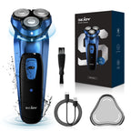 Rechargeable Electric Razor for Men – Portable Rotary Shaver & Beard Trimmer, Ideal Travel Grooming Gift