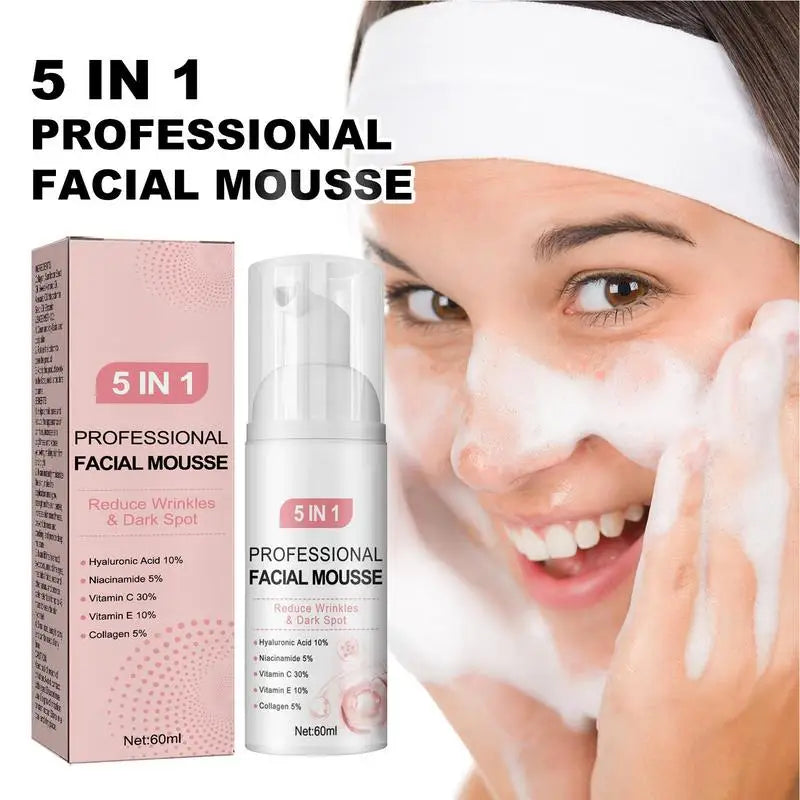 Facial Foaming Cleanser – Deep Clean, Oil Control, Moisturizing, Blackhead Removal