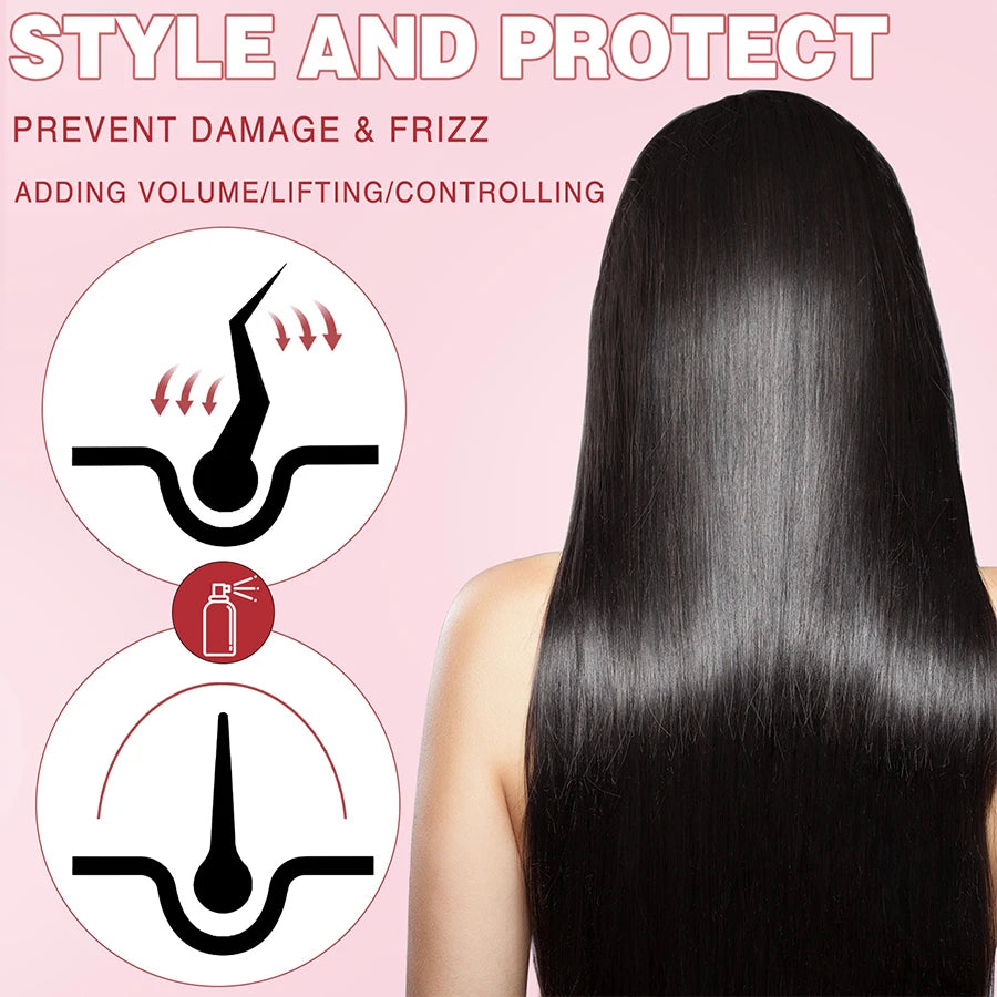 Heat Protection Spray 100ml – Smooth, Repair & Frizz Control for Salon-Style Hair