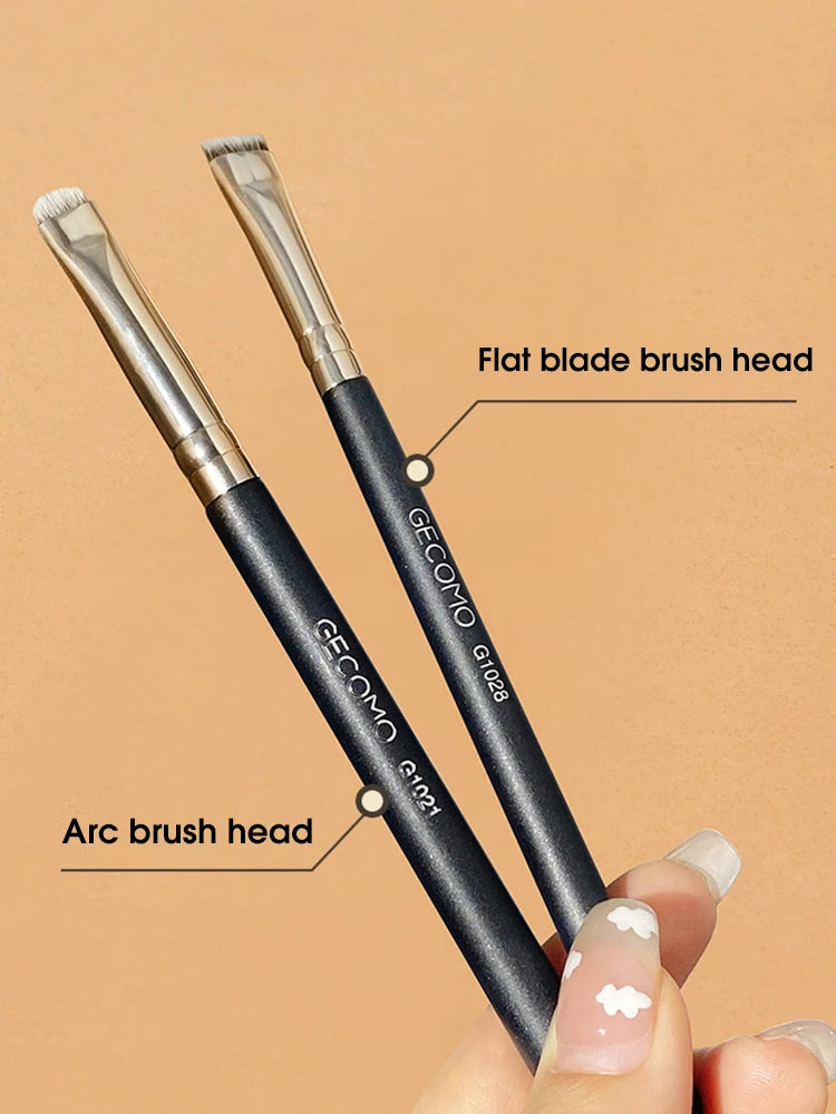 Multi-Functional Eye & Brow Brush – Flat, Angled, and Arc Tips