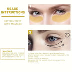 24K Gold Collagen Eye Mask – Anti-Dark Circles, Eye Bags, Anti-Wrinkle Moisturizing Eye Patches Skin Care