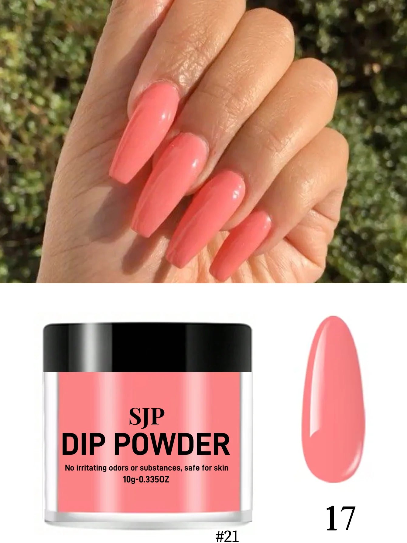 10g Nail Dip Powder for French Manicure – Long-Lasting Color Dip Powder for DIY Home & Salon Use, No Curing Needed