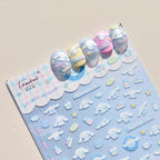 5D Anime Nail Stickers – Hello Kitty, Kuromi & Cinnamoroll