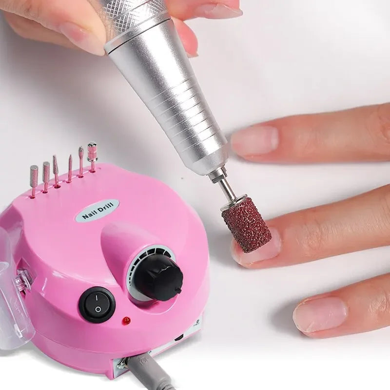 35000 RPM Professional Electric Nail Drill Kit – Portable Manicure & Pedicure Machine with Drill Bits & Nail Files
