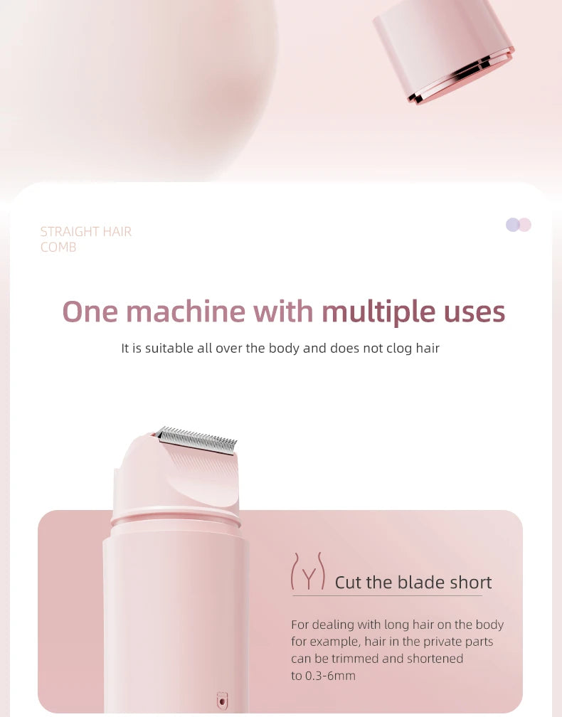 Double-Head Electric Epilator – Rechargeable Painless Hair Remover for Women