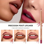 12pcs Waterproof Nude Lip Liner Set – Long-Lasting, Moisturizing Pencils