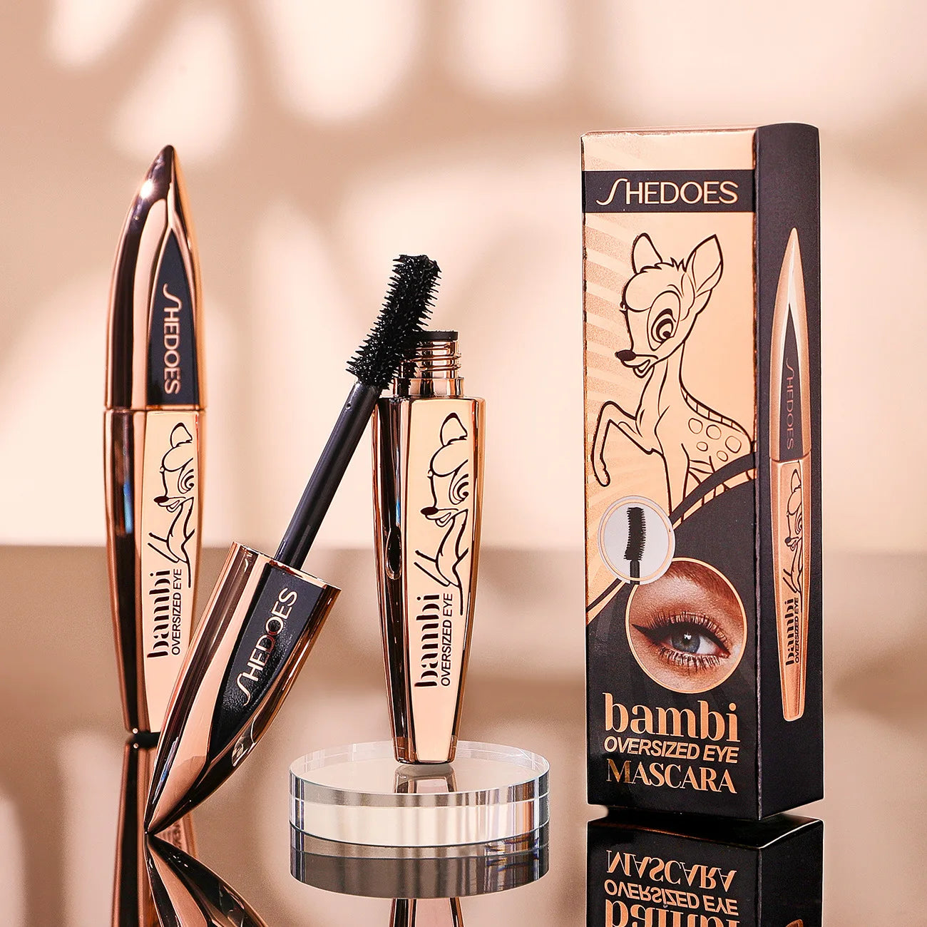 5D Black Silk Fiber Mascara – Thick, Long-Lasting Volume Eye Makeup