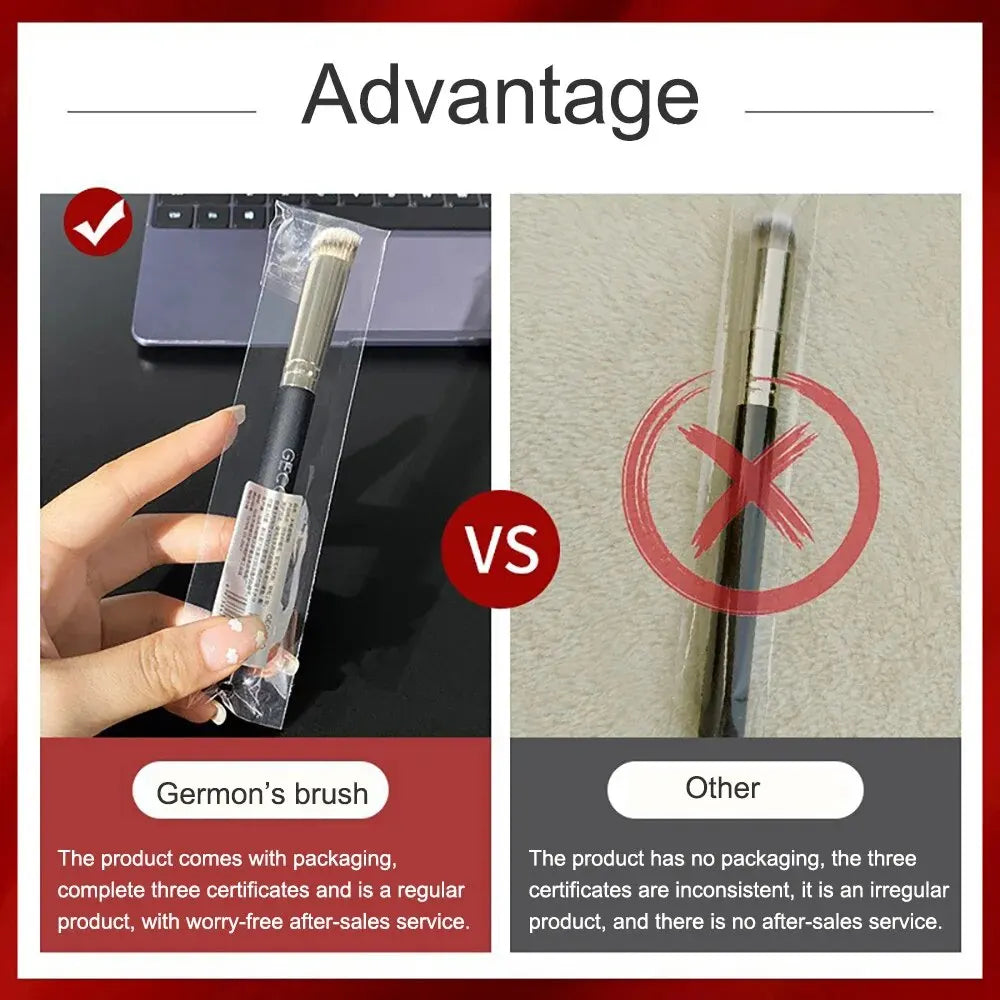 Angled Concealer Brush – Soft, Precision Coverage for Blemishes & Acne Marks
