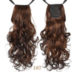 18" Curly Clip-In Ponytail Hair Extension – Heat-Resistant Synthetic