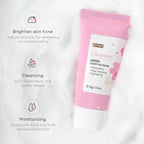 Vitamin C Facial Cleanser – Deep Cleansing, Moisturizing, Blackhead Removal Skincare Foam