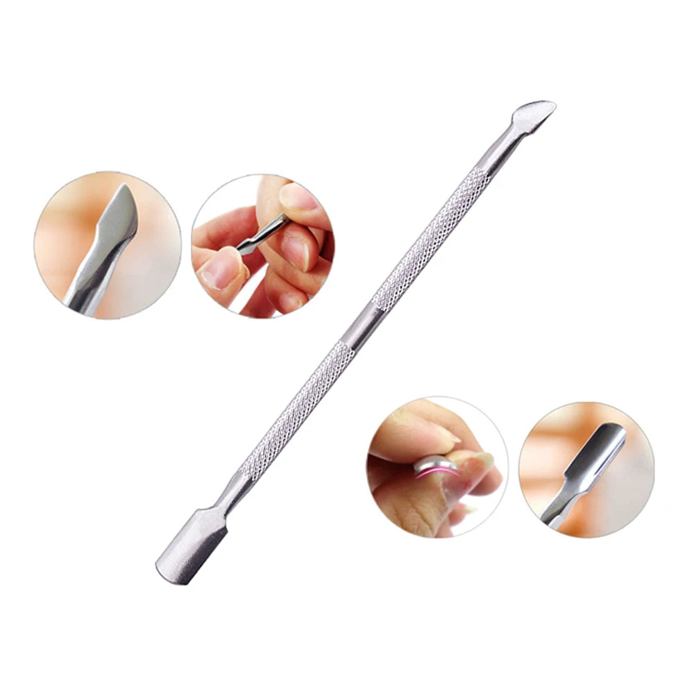 1pc Professional Cuticle Cutter – Nail Nippers, Scissors, Pusher & Dead Skin Remover Tool for Manicure & Pedicure