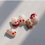 5D Strawberry & Cherry Nail Stickers – DIY Sweet Fruit Manicure Decals