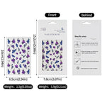 5D Spring Flower Nail Art Stickers – Colorful Daisy & Vine Decals for DIY Nails