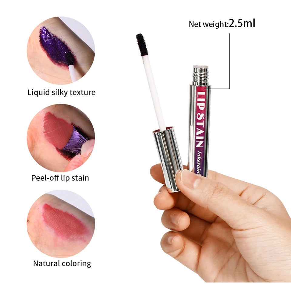 Peel-Off Matte Lip Stain – Long-Lasting & Water-Resistant