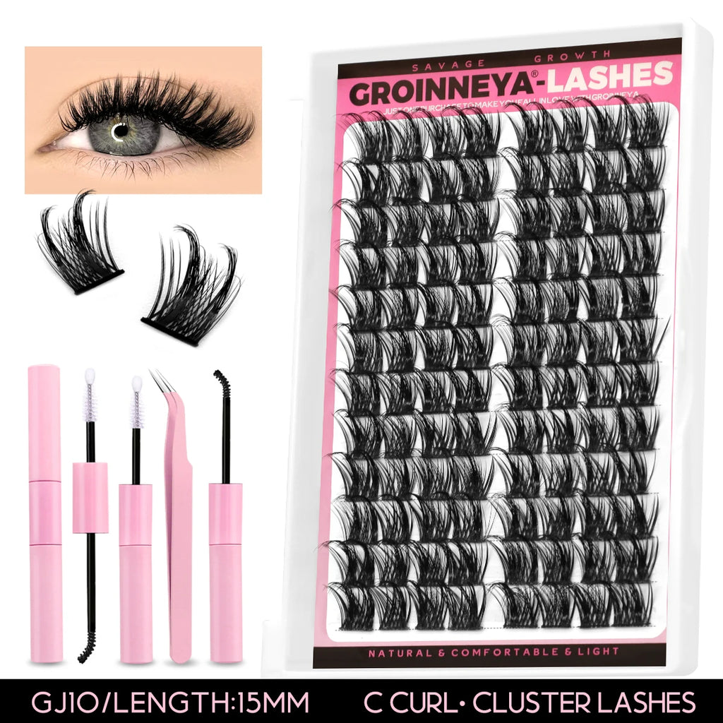 DIY Lash Clusters Kit with Bond, Seal & Remover
