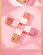 4-Color Liquid Blush – Long-Lasting, Blend able Vegan Cheek Tint
