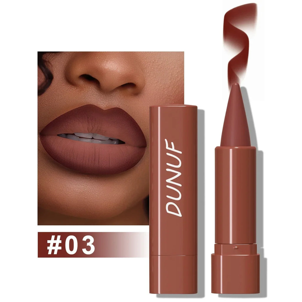 Matte Nude & Red Lip Liner Pencil – 9 Colors, Velvet Contour & Gradient Lipliner