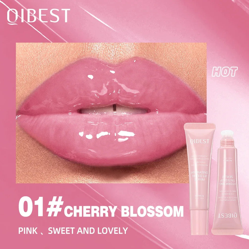 QIBEST Crystal Jelly Lip Oil Gloss – Hydrating & Smoothing Tint