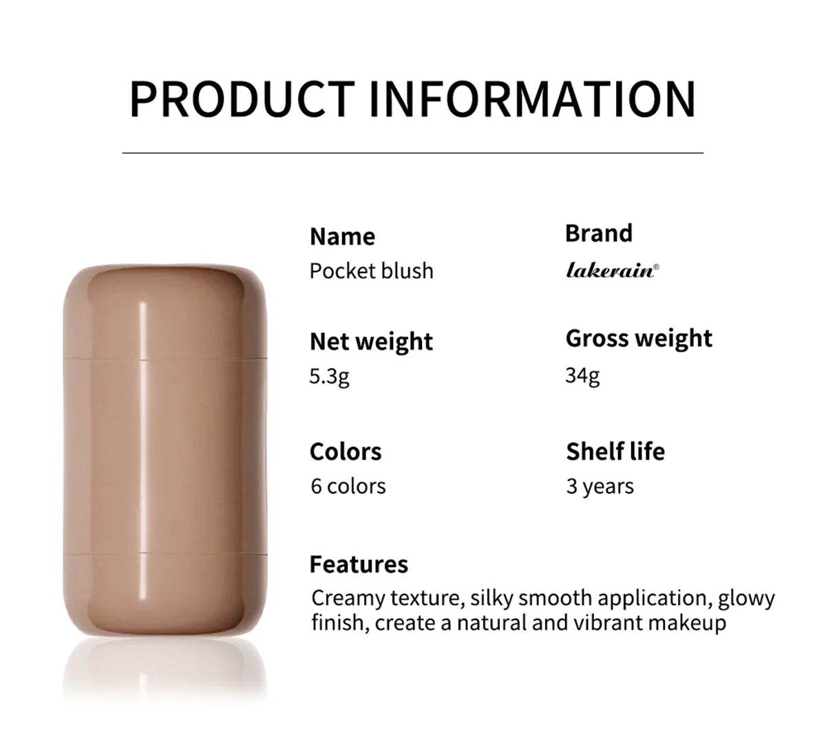 Blush & Lip Stick – Creamy, Hydrating, Blendable Rouge