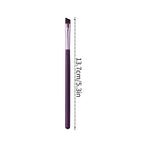 25-Piece Angled Eye Brush Set – Soft Fiber, Wood Handle, Travel-Friendly Makeup Kit